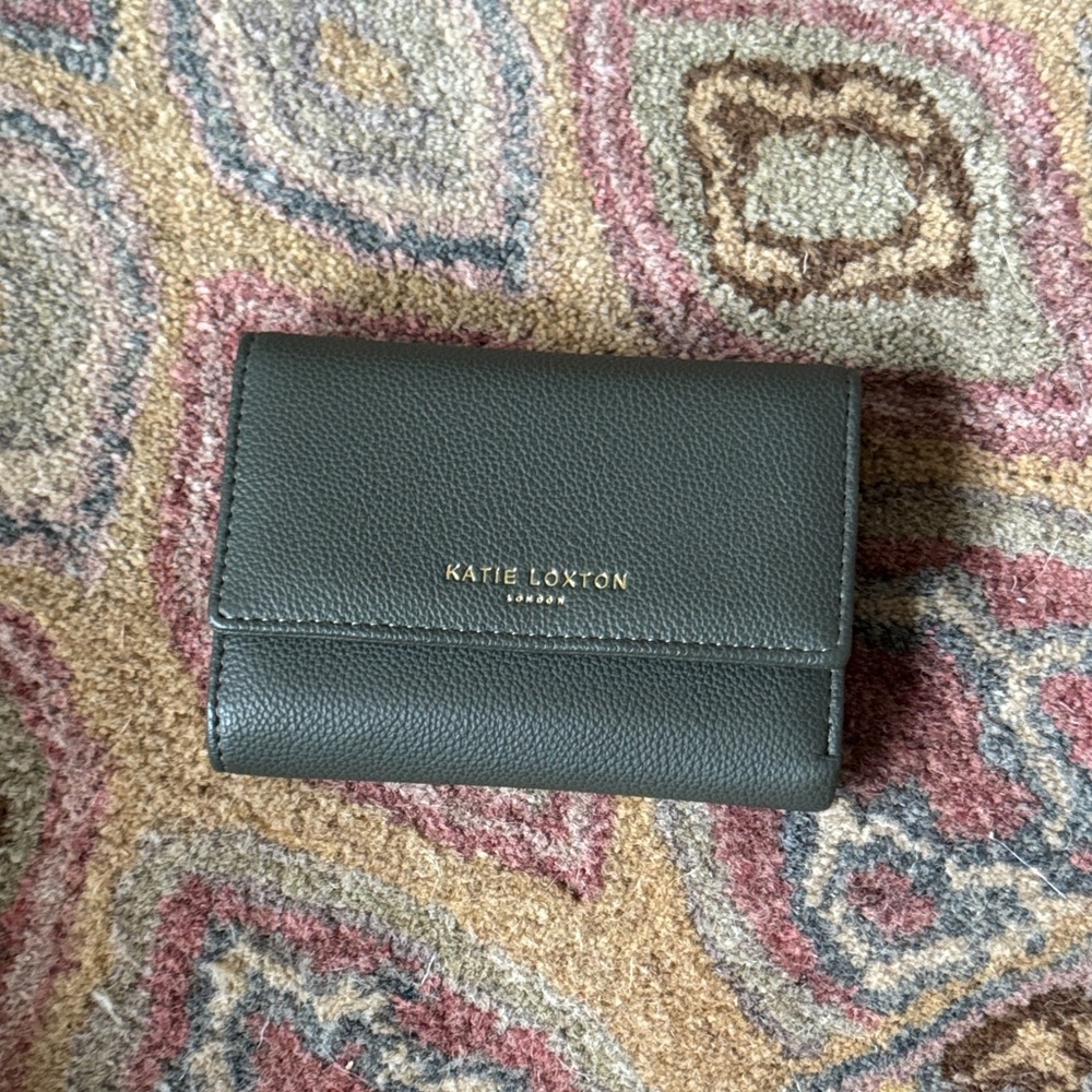 NWT Katie Loxton Casey fold over wallet in olive green MSRP $39